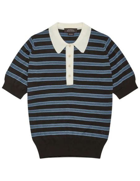 BREEZE POLO WOOL NAVY BLUE