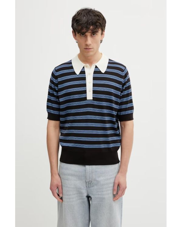 POLO BREEZE EN LAINE BLEU MARINE 2