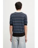 POLO BREEZE EN LAINE BLEU MARINE