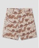 SHORT BIG JOB CAMOUFLAGE CHOCOLAT