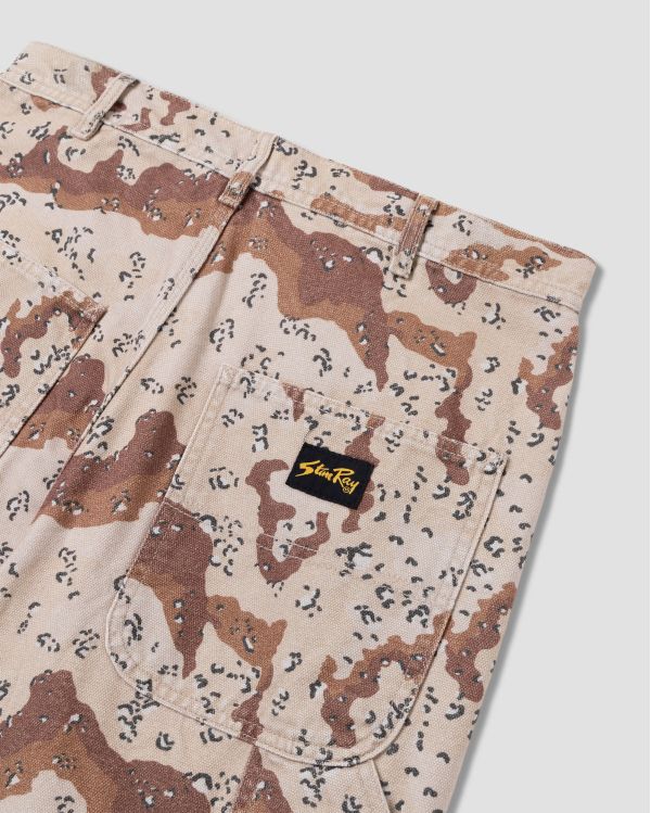 SHORT BIG JOB CAMOUFLAGE CHOCOLAT