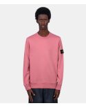SWEATSHIRT 6100060 IN ORGANIC COTTON FLANNEL LAURIER ROSE
