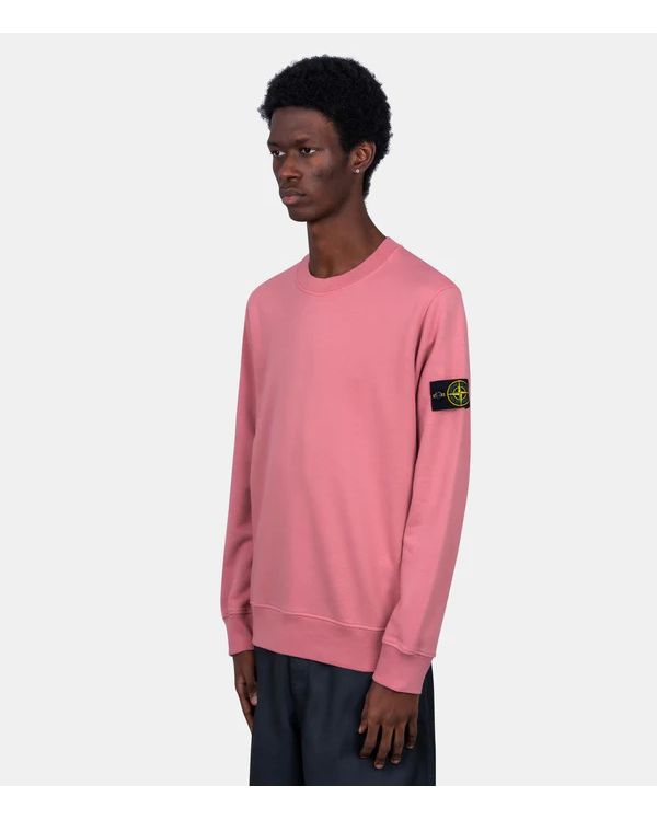 SWEATSHIRT 6100060 IN ORGANIC COTTON FLANNEL LAURIER ROSE 2