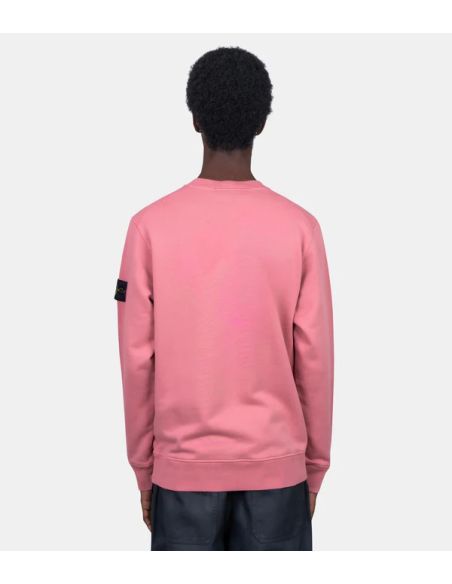 SWEATSHIRT 6100060 EN MOLLETON COTON BIOLOGIQUE LAURIER ROSE
