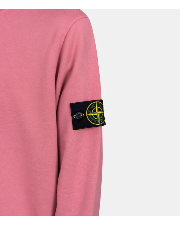 SWEATSHIRT 6100060 EN MOLLETON COTON BIOLOGIQUE LAURIER ROSE