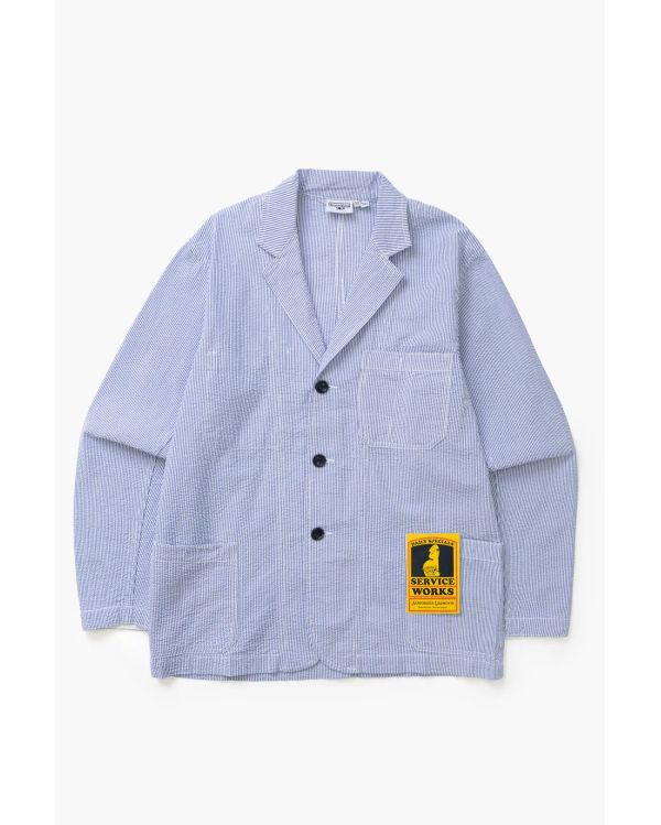 SEERSUCKER SERVER SUIT JACKET 2