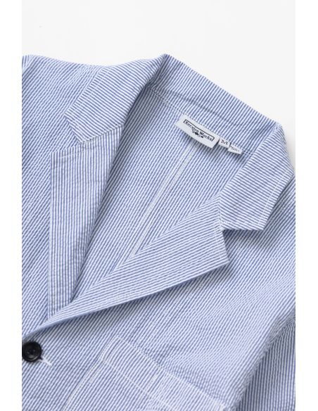 VESTE DE COSTUME SEERSUCKER