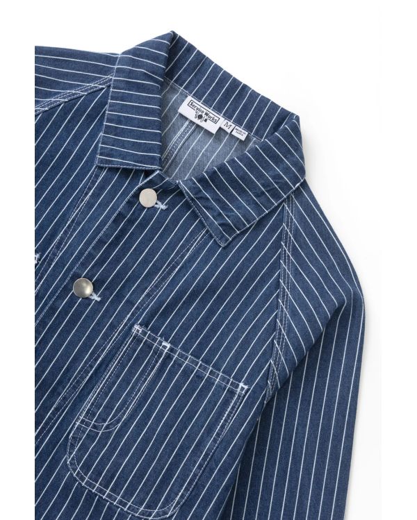 JACKET PINSTRIPE DENIM COVERALL 2.0
