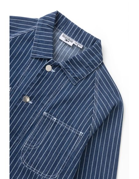 JACKET PINSTRIPE DENIM COVERALL 2.0