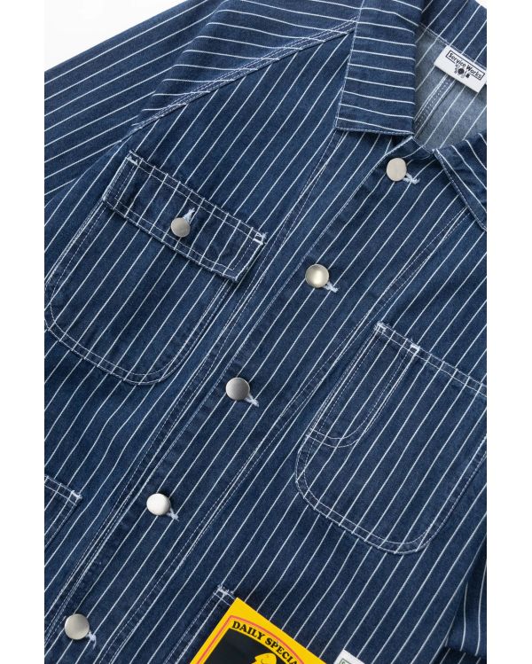 VESTE PINSTRIPE DENIM COVERALL 2.0