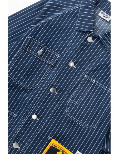 VESTE PINSTRIPE DENIM COVERALL 2.0