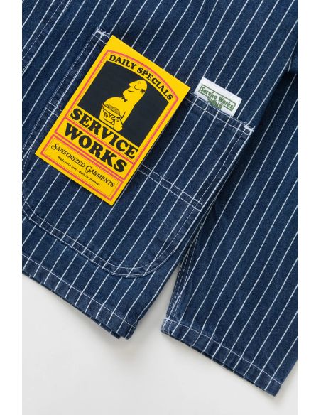 JACKET PINSTRIPE DENIM COVERALL 2.0