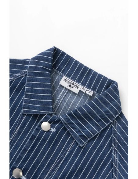 VESTE PINSTRIPE DENIM COVERALL 2.0