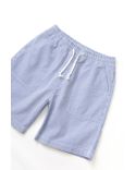 SHORT DE CHEF SEERSUCKER RAYURES BLEU MARINE