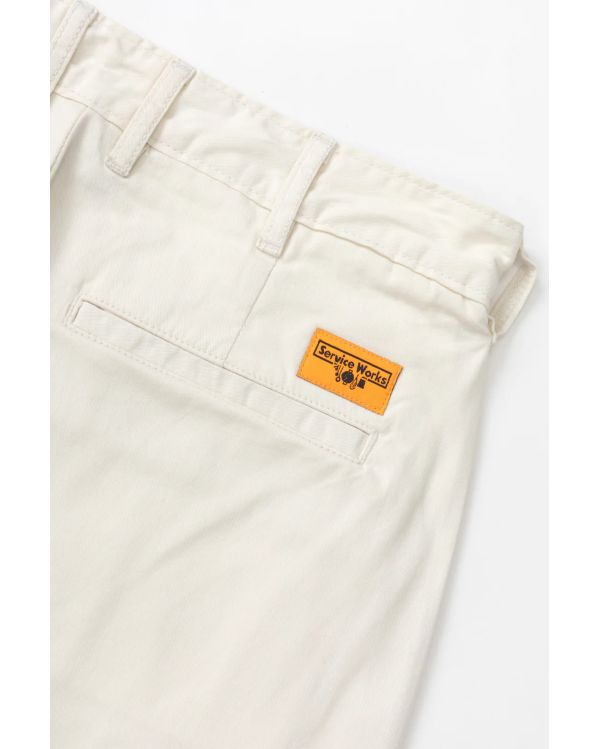 SHORT TWILL PART TIMER BLANC CASSÉ 2