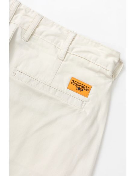 TWILL PART TIMER SHORTS OFF-WHITE