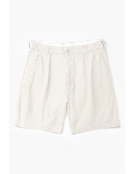 SHORT TWILL PART TIMER BLANC CASSÉ