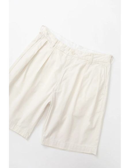 SHORT TWILL PART TIMER BLANC CASSÉ