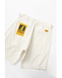 SHORT TWILL PART TIMER BLANC CASSÉ