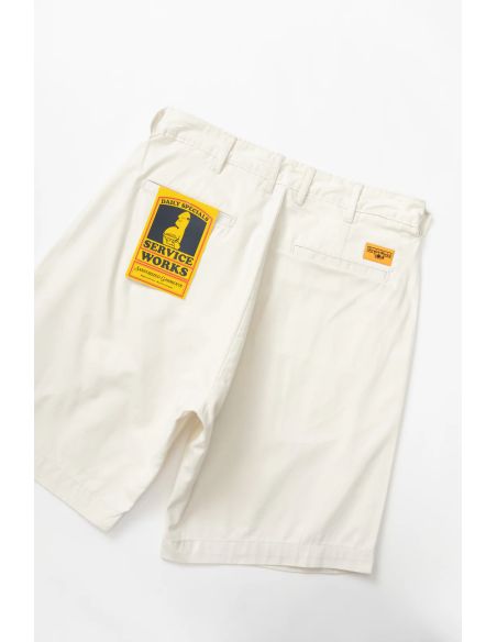 TWILL PART TIMER SHORTS OFF-WHITE