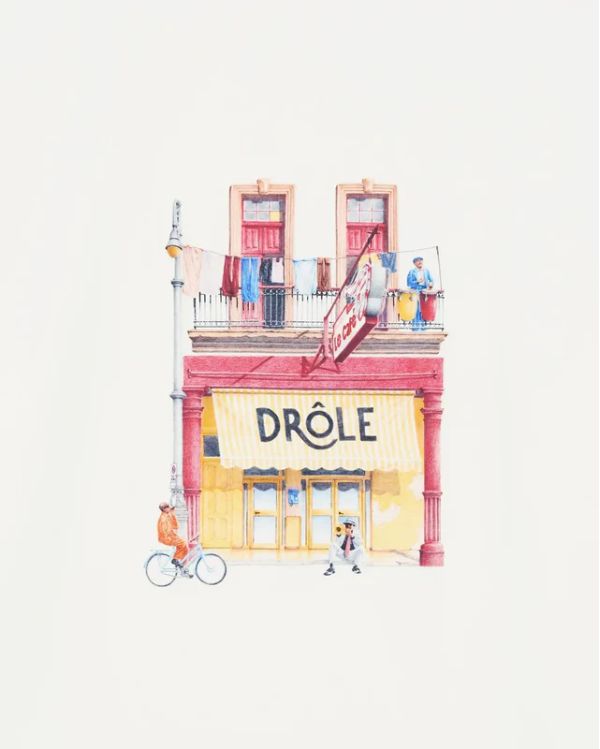TSHIRT DRÔLE CAFÉ WHITE 2