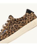 SNEAKERS WINDSCAPE LOW WOMAN SUEDE LEOPARD / BLACK