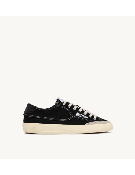 SNEAKERS WINDSCAPE LOW MAN CANVAS / SUEDE BLACK