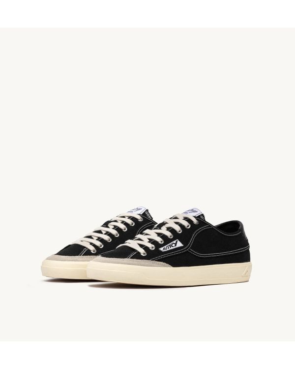 SNEAKERS WINDSCAPE LOW MAN CANVAS / SUEDE BLACK 2