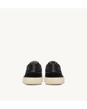 SNEAKERS WINDSCAPE LOW HOMME EN TOILE ET EN DAIM NOIR