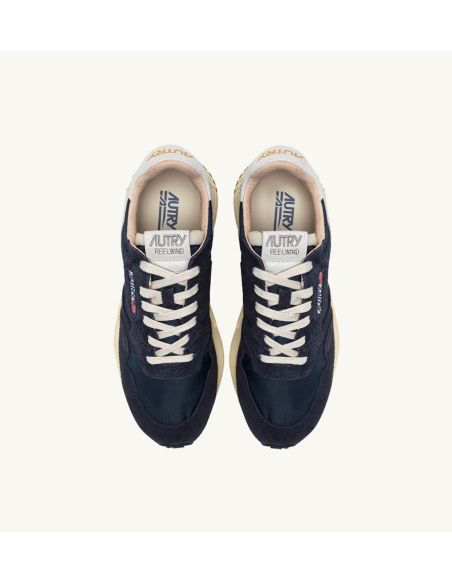 SNEAKERS REELWIND LOW MAN NYLON / SUEDE BLUE SPACE / WHITE