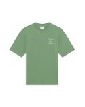 TSHIRT SLOGAN CALLIGRAPHY VERT CLAIR