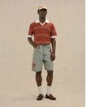 POLO MAILLE COOGIE ROUGE FONCÉ