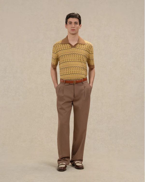 POLO MAILLE COOGIE JAUNE 2