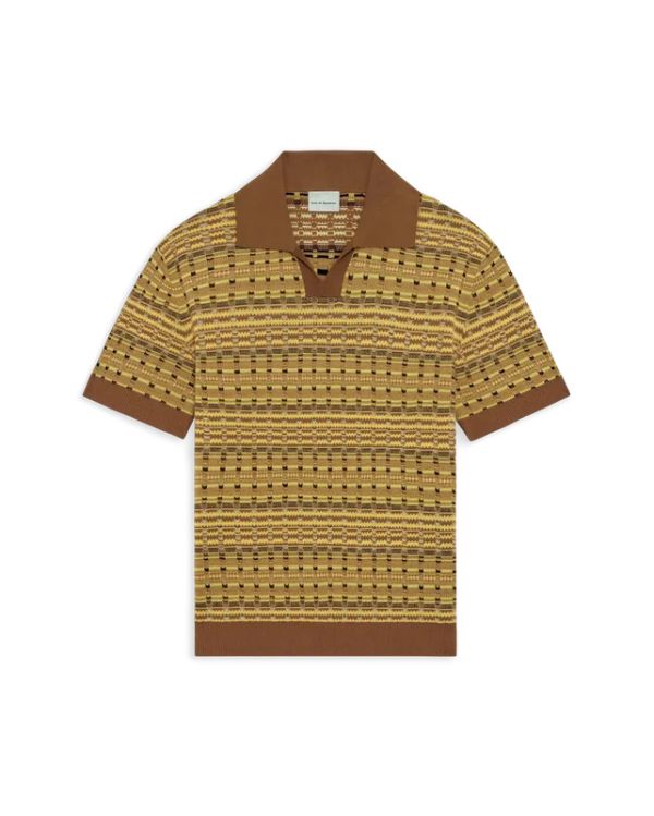 POLO MAILLE COOGIE JAUNE