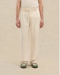 PANTALON GOLFEUR VISCOSE BLANC CASSÉ
