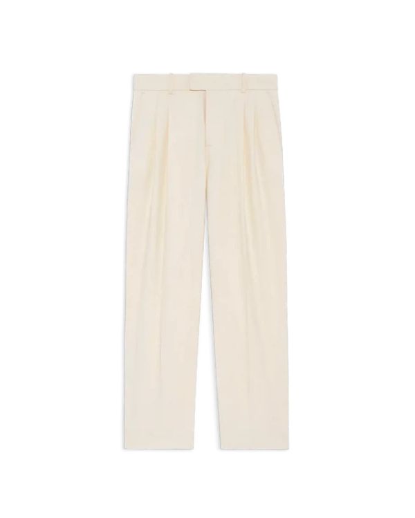 PANTALON GOLFEUR VISCOSE BLANC CASSÉ