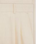 PANTALON GOLFEUR VISCOSE BLANC CASSÉ