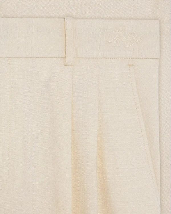 PANTALON GOLFEUR VISCOSE BLANC CASSÉ