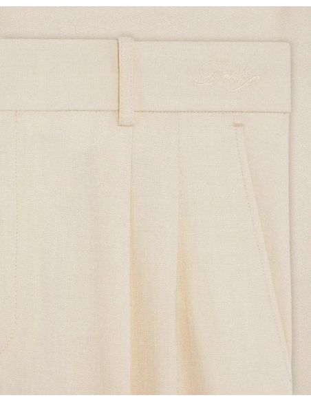PANTALON GOLFEUR VISCOSE BLANC CASSÉ