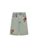 SHORT EN JEAN DUSTY BRODÉ FLEURS