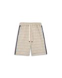 SHORT TWEED D MIROIR BEIGE FONCÉ
