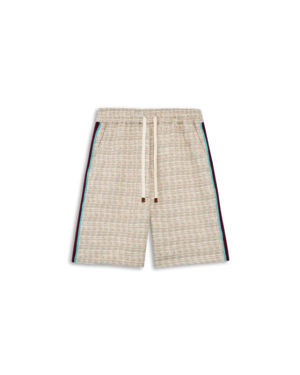 SHORT TWEED D MIROIR DARK BEIGE