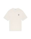TSHIRT MAILLE AJOURÉE D MIROIR BLANC CASSÉ