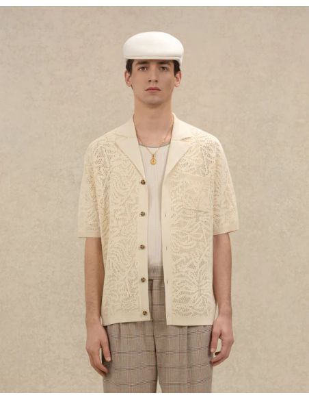 OFF-WHITE KNIT SHIRT