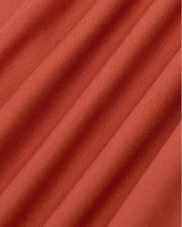CHEMISE BRODÉE DANSEURS ROUGE BRIQUE