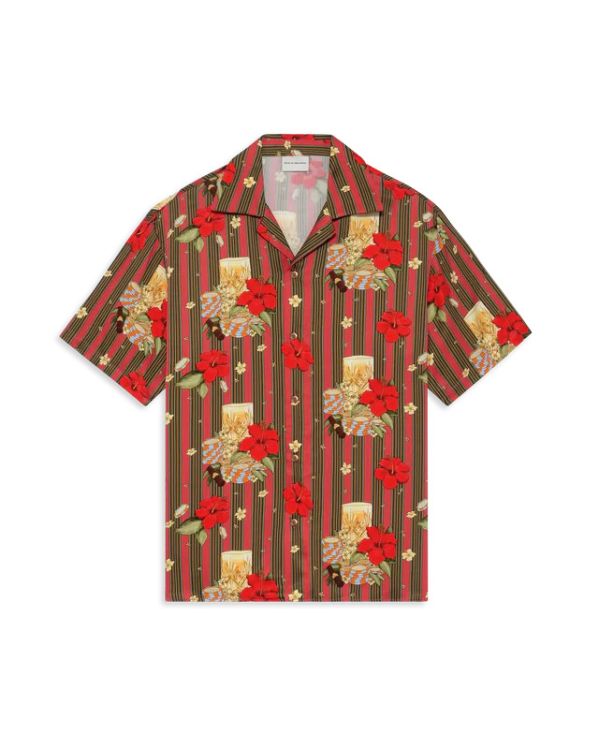CHEMISE HIBISCUS CLUB ROSE