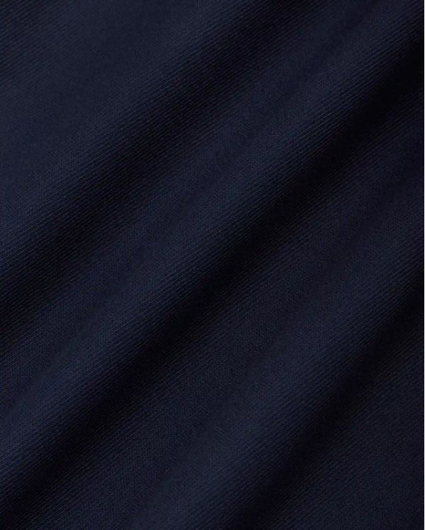 NAVY BLUE CROPPED PLEATED WOOL PANTS