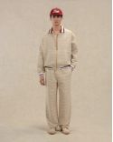 VESTE DE SURVÊTEMENT TWEED BEIGE FONCÉ
