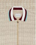 TRACKJACKET TWEED DARK BEIGE