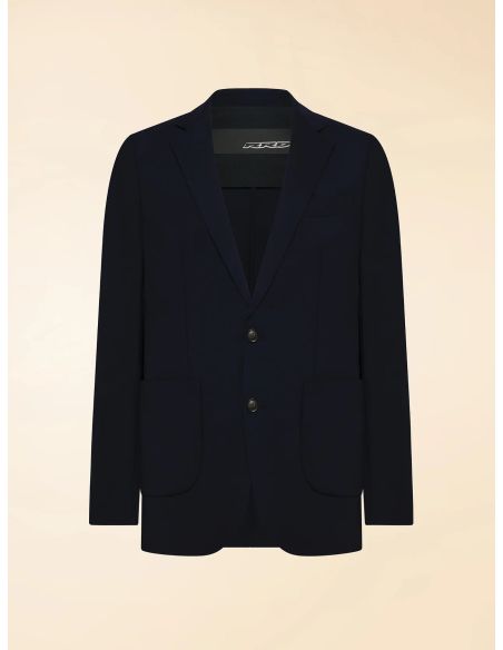 BLAZER SUMMER WOOLTECH BLEU NOIR